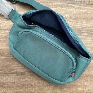 Kibou Canvas Bag - Jade | canvas crossbody or belt bag or minimal diaper bag
